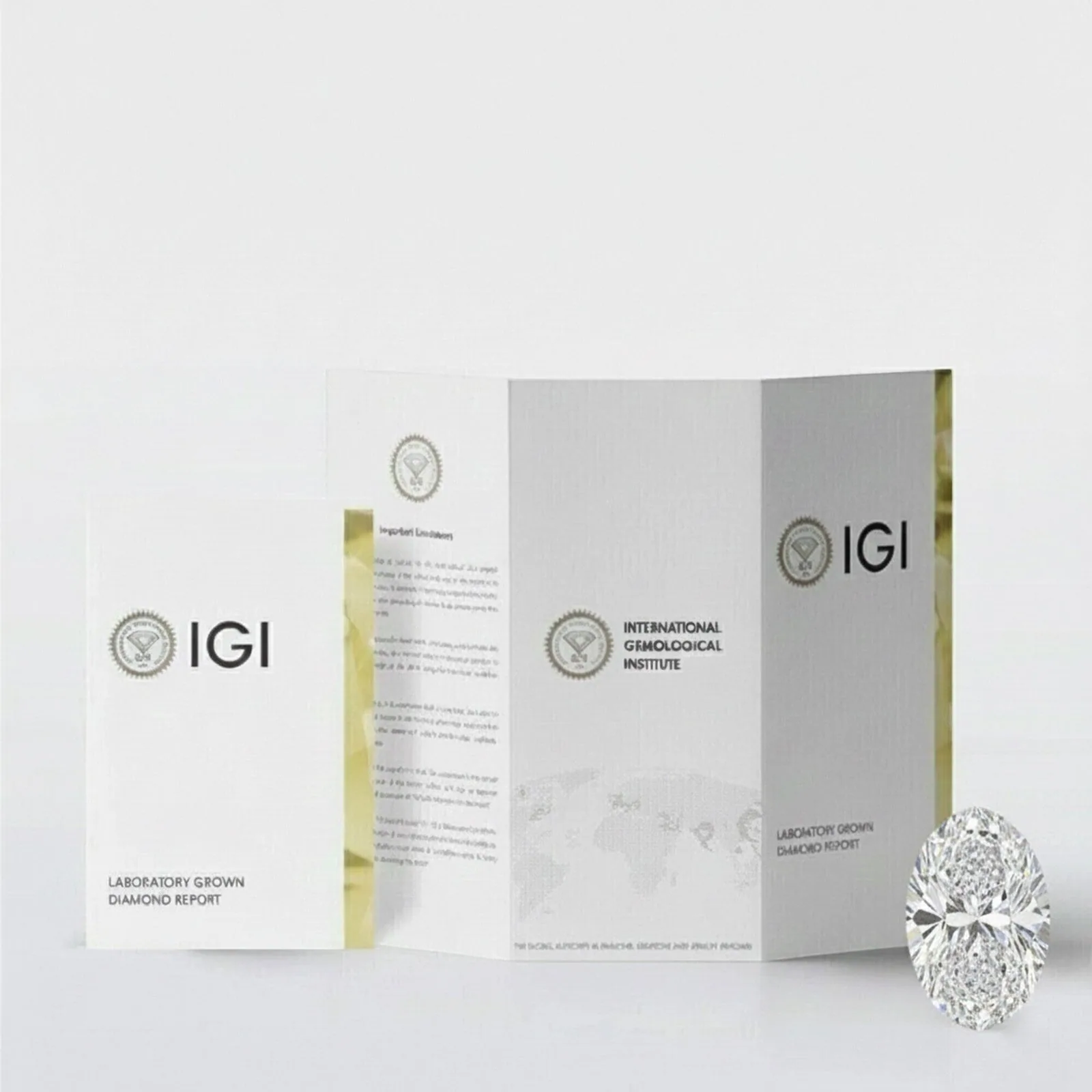 IGI F/VS 1 Ct Pear Lab Created Grown Diamond Earrings 14K White Gold Screw - view 6