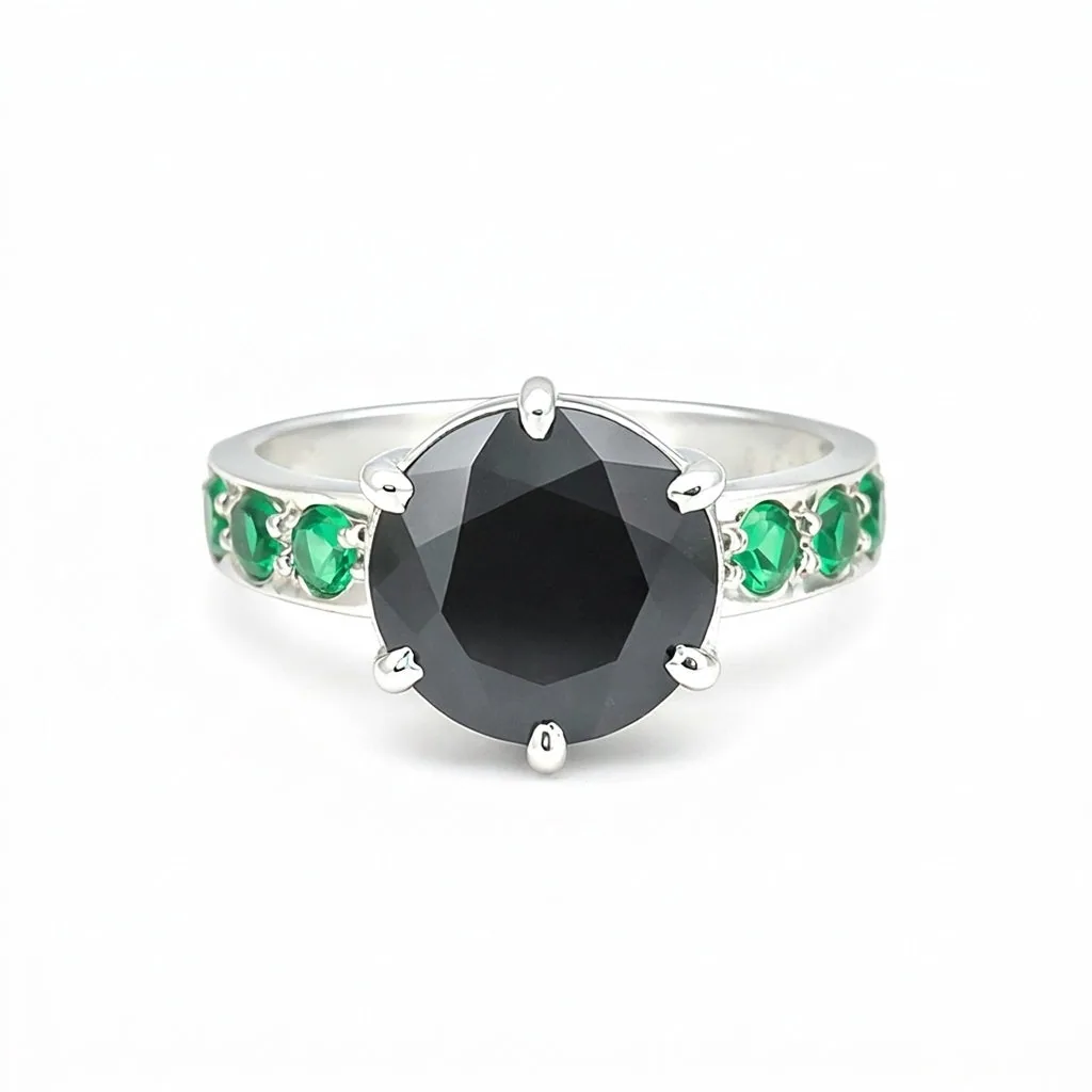 Round Cut Moissanite Ring 7.00 Ct. 925 Sterling Silver Eternity Band Gift for He