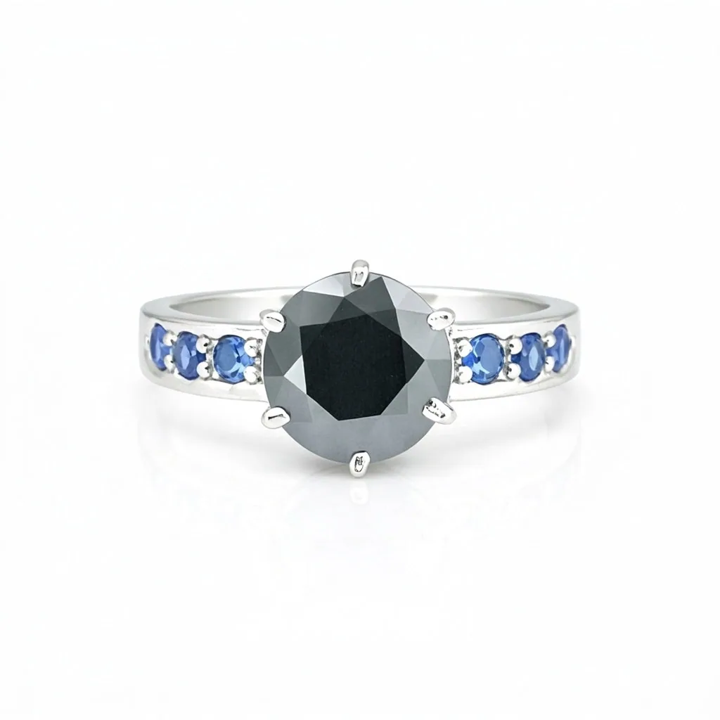 Moissanite Gemstone Ring 5.65 Ct. Round Cut 925 Sterling Silver Engagement Gift