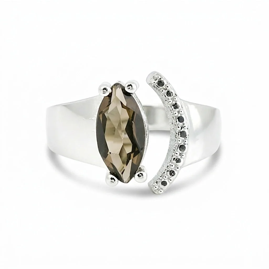 5.50 Ct. Topaz Marquise Solitaire Ring 925 Sterling Silver Mother’s Day Fine Jew