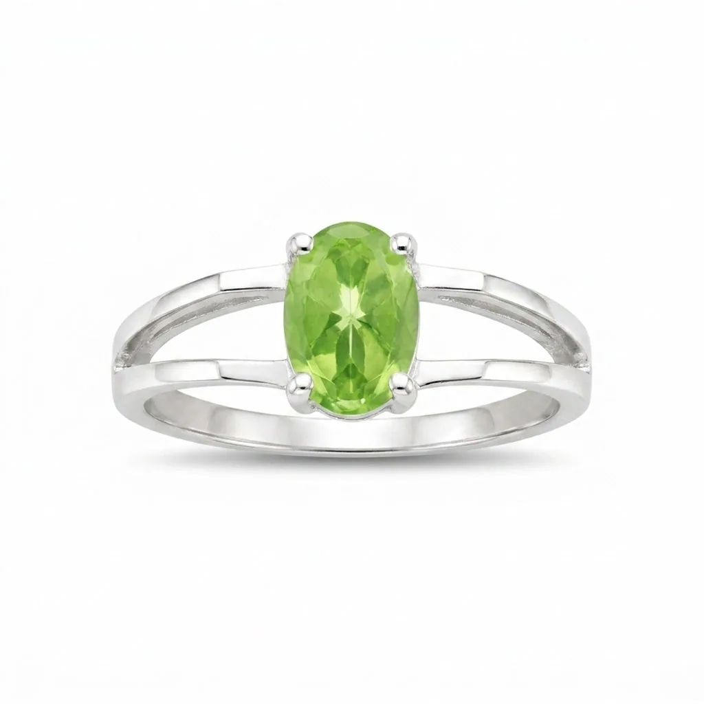 Amethyst Oval Cut Ring 2.00 Ct. 925 Sterling Silver Gift for Her Women