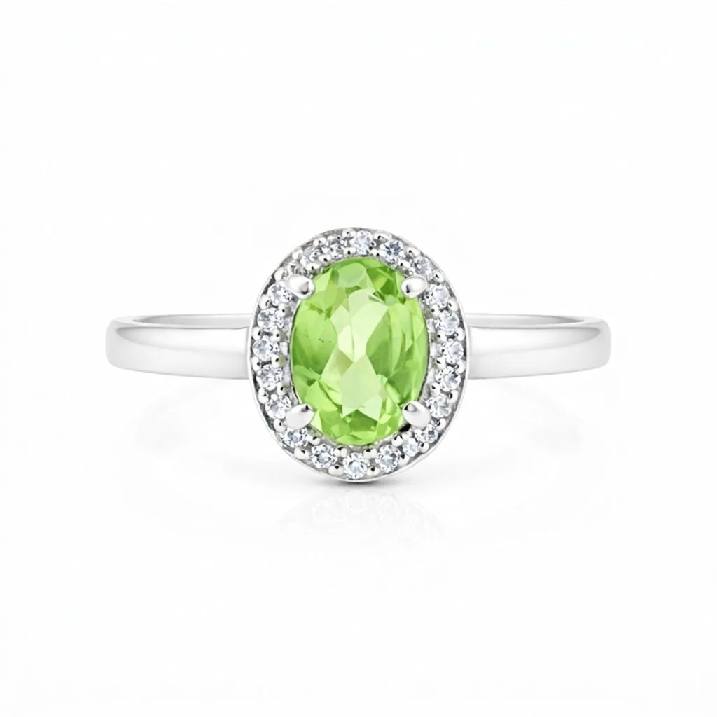 Amethyst Oval Cut Ring 2.65 Ct. 925 Sterling Silver Gift for Her Women