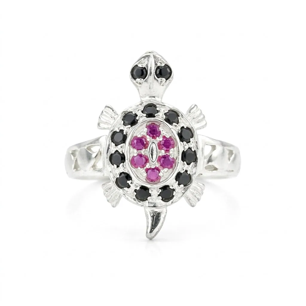 Pink Ruby Round Cut Solitaire Ring 2.28 Ct. 925 Sterling Silver Gift for Her