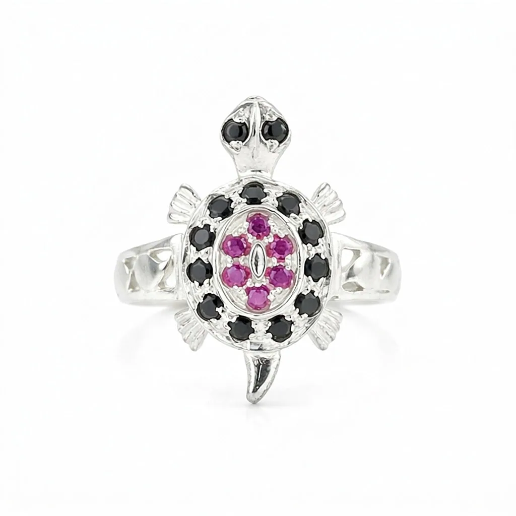 Round Cut Pink Ruby 8.00 Ct Ring in 925 Sterling Silver for Women Luxury Style