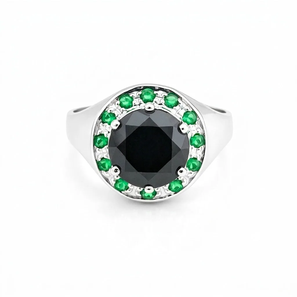 Moissanite Gemstone Ring 3.46 Ct. Round Cut 925 Sterling Silver Wedding Gift Her