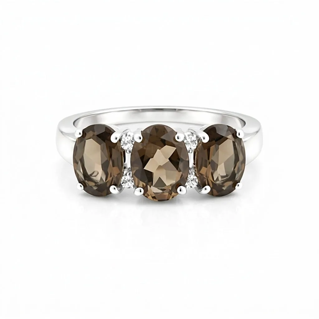 Topaz Oval Solitaire Ring 3.58 Ct. 925 Sterling Silver Anniversary Fine Jewelry