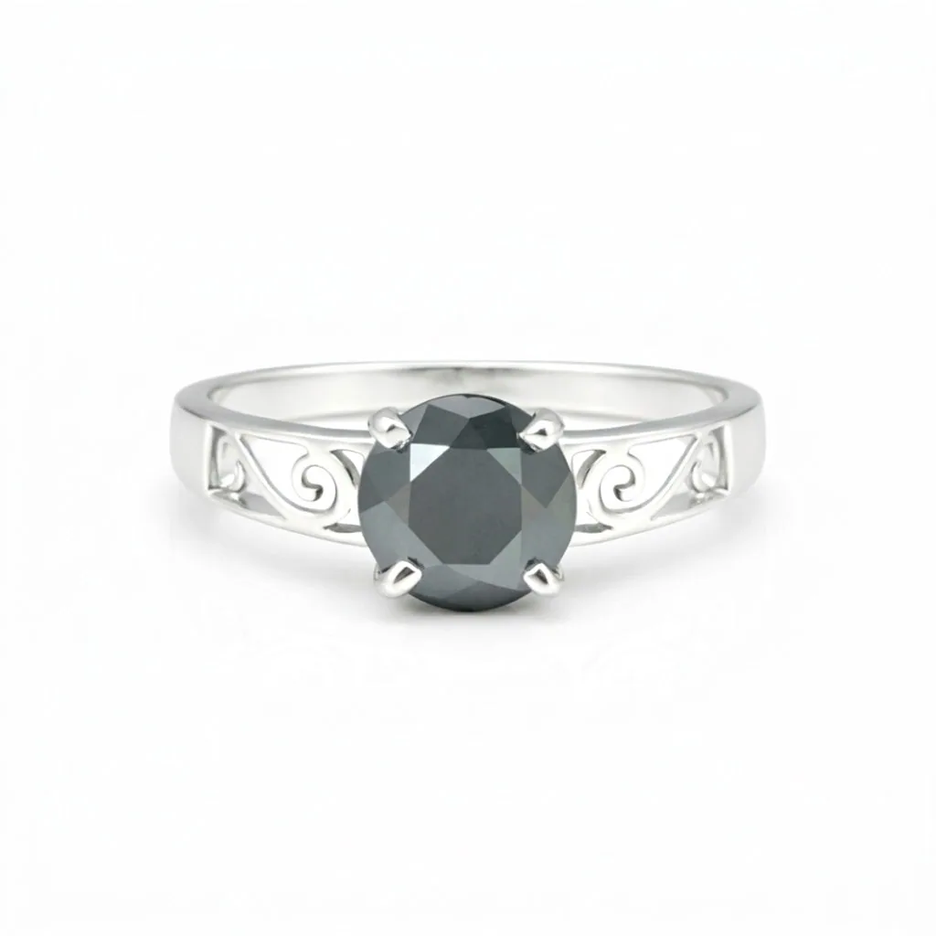 Moissanite Round Cut 4.82 Ct. Gemstone Ring 925 Sterling Silver Women Gift