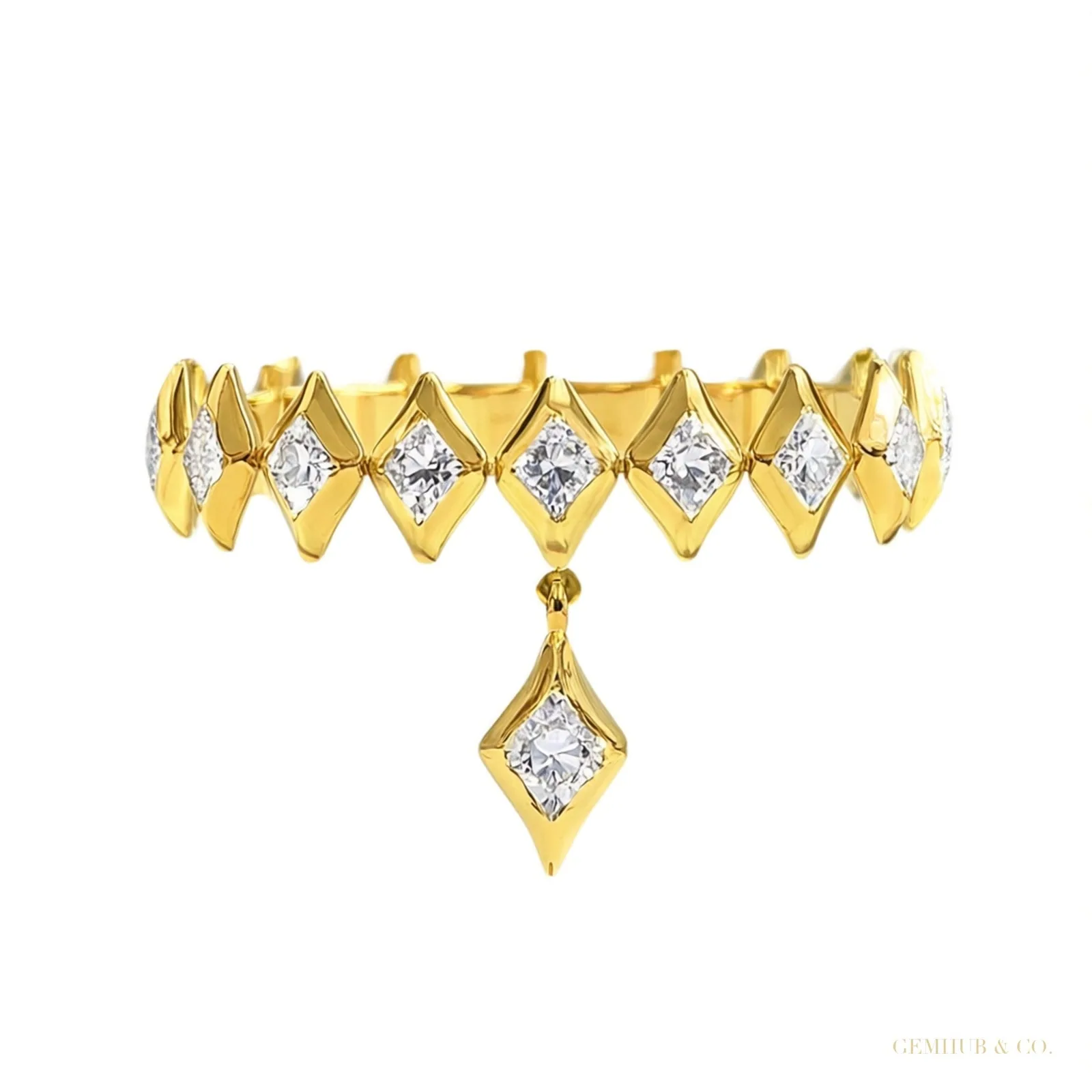 IGI Certified 0.15 Ct. Natural Diamond Earrings in 18K Gold Vermeil For women