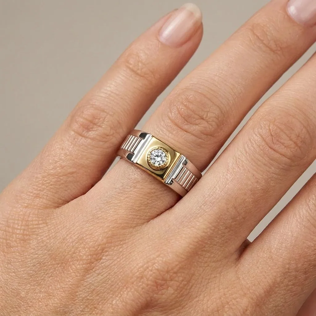 Dazzling Men’s Diamond Ring - view 2