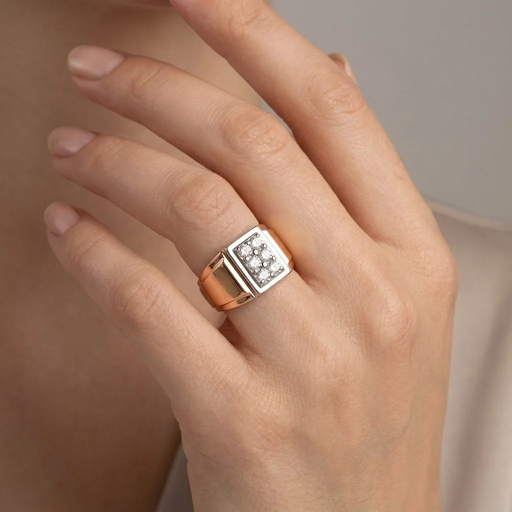 Men’s Stunning Diamond Finger Ring - view 2