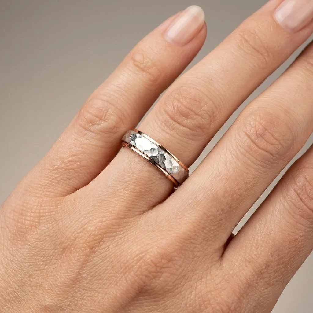 Minimalist Men’s Platinum Band - view 2