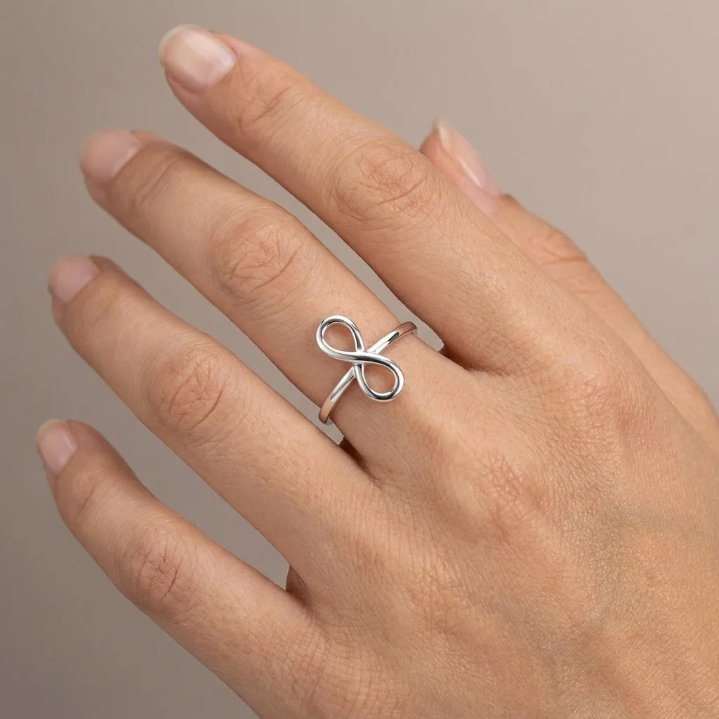 Artistic Infinity Ring - view 2