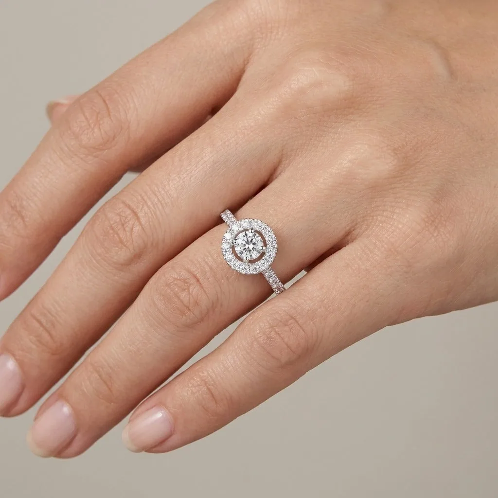 Alluring Diamond Finger Ring - view 2