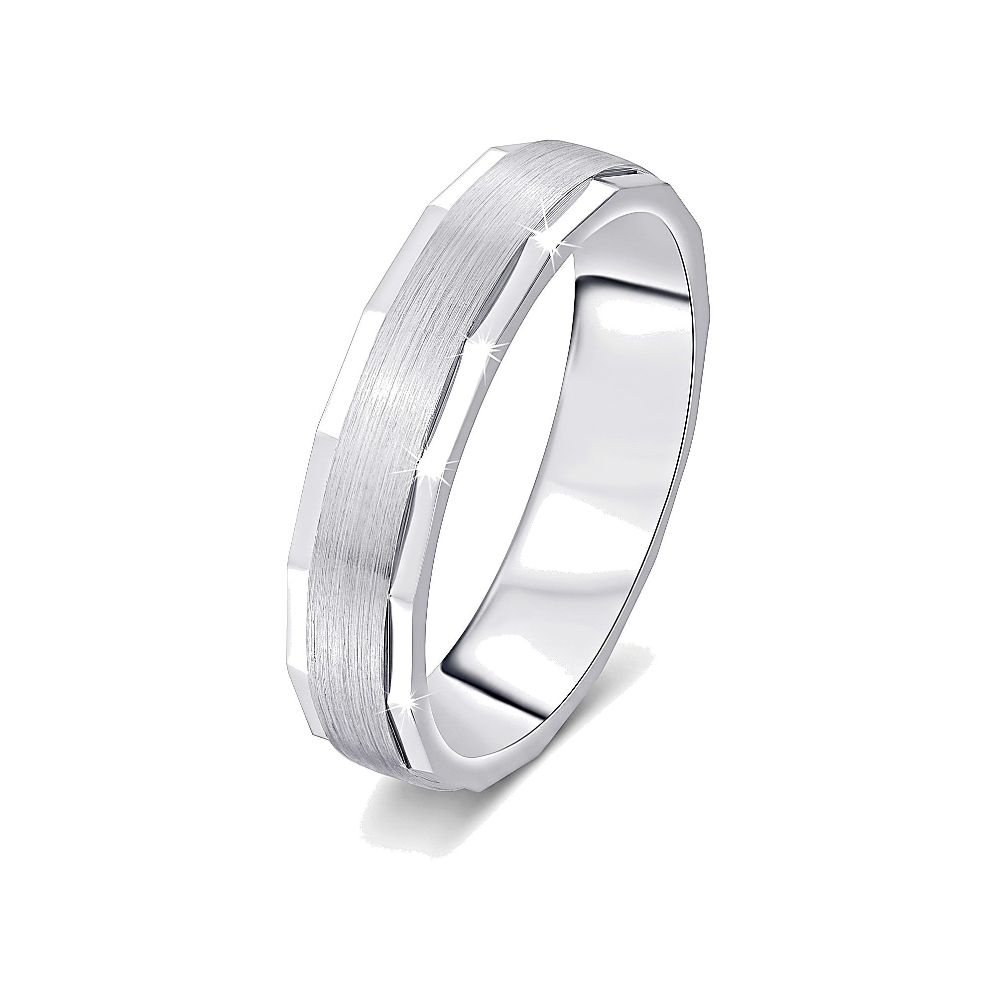 Classic Platinum Finger Ring For Men