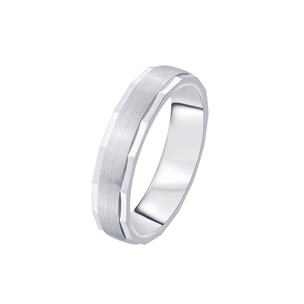Classic Platinum Finger Ring For Men
