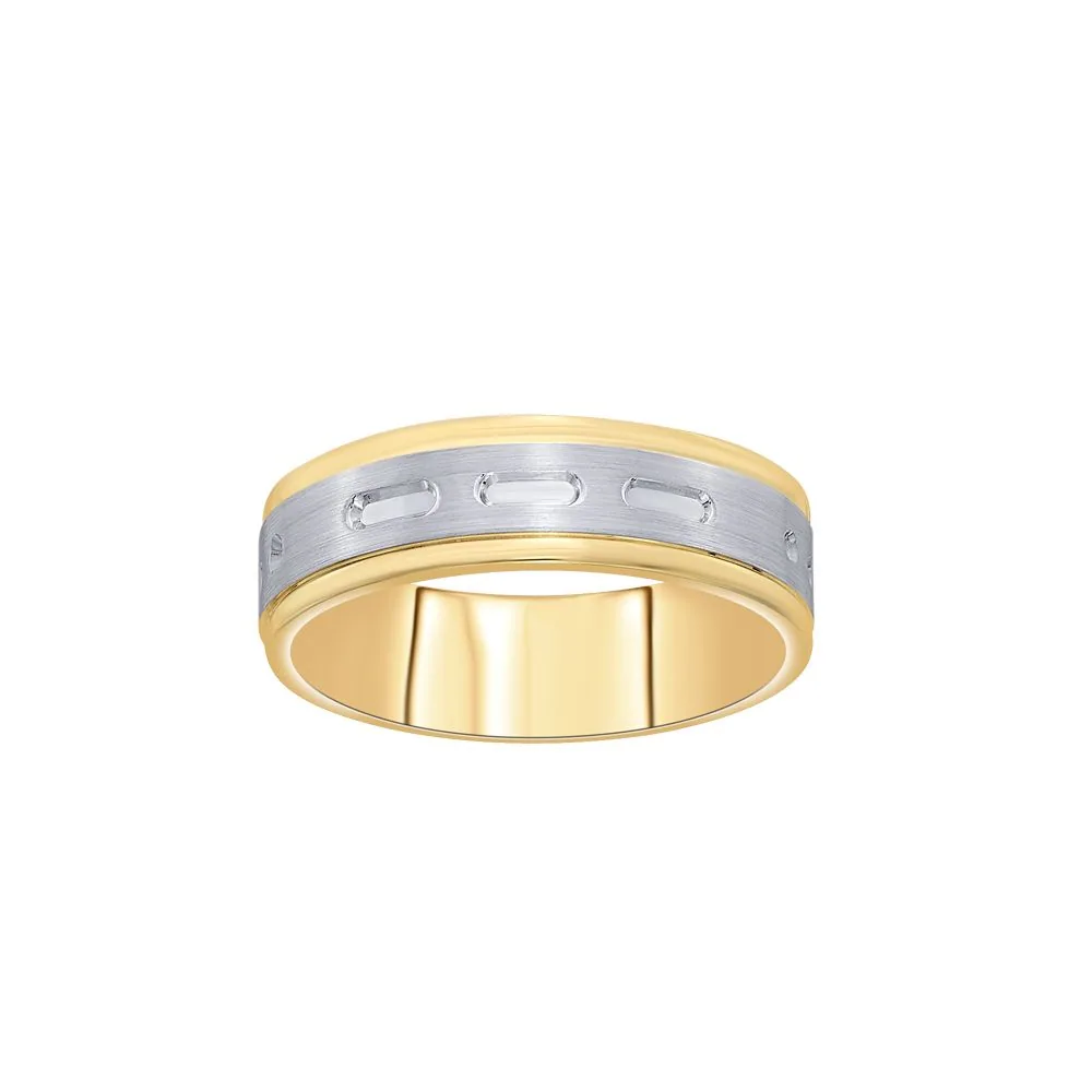 Elegant Men’s Finger Ring in Platinum - view 3