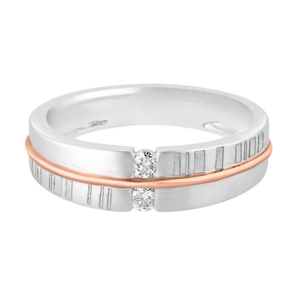 Men’s Diamond and Platinum Ring - view 3