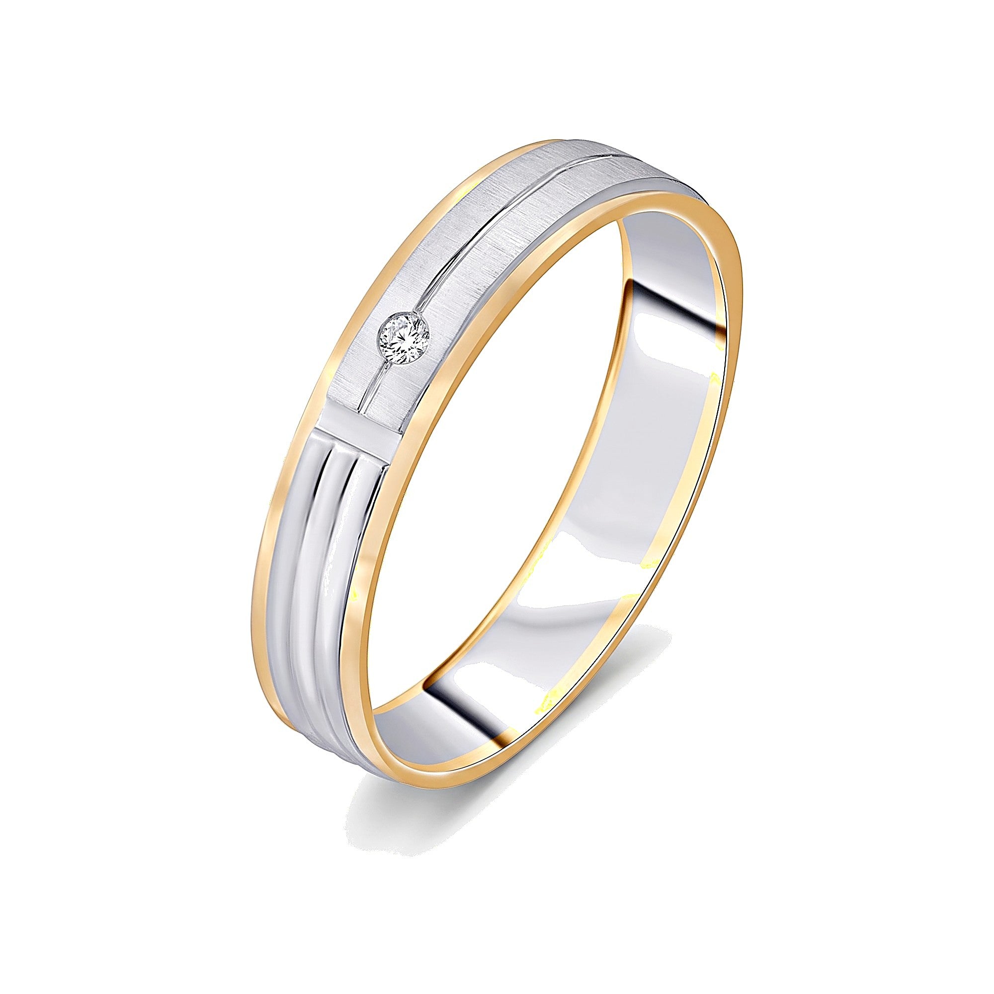Dazzling Diamond and Platinum Men's Finger Ring