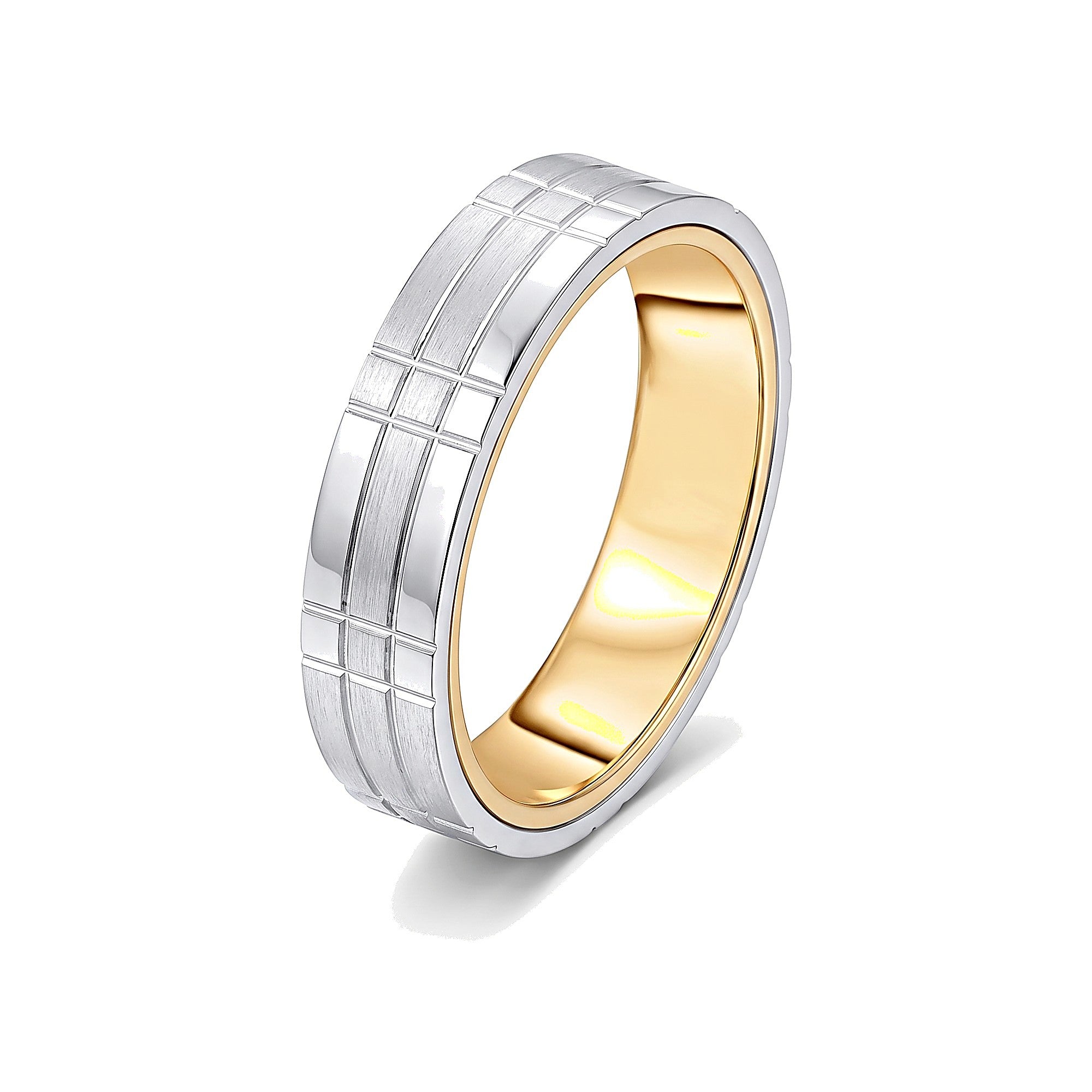 Regal Men's Platinum Ring