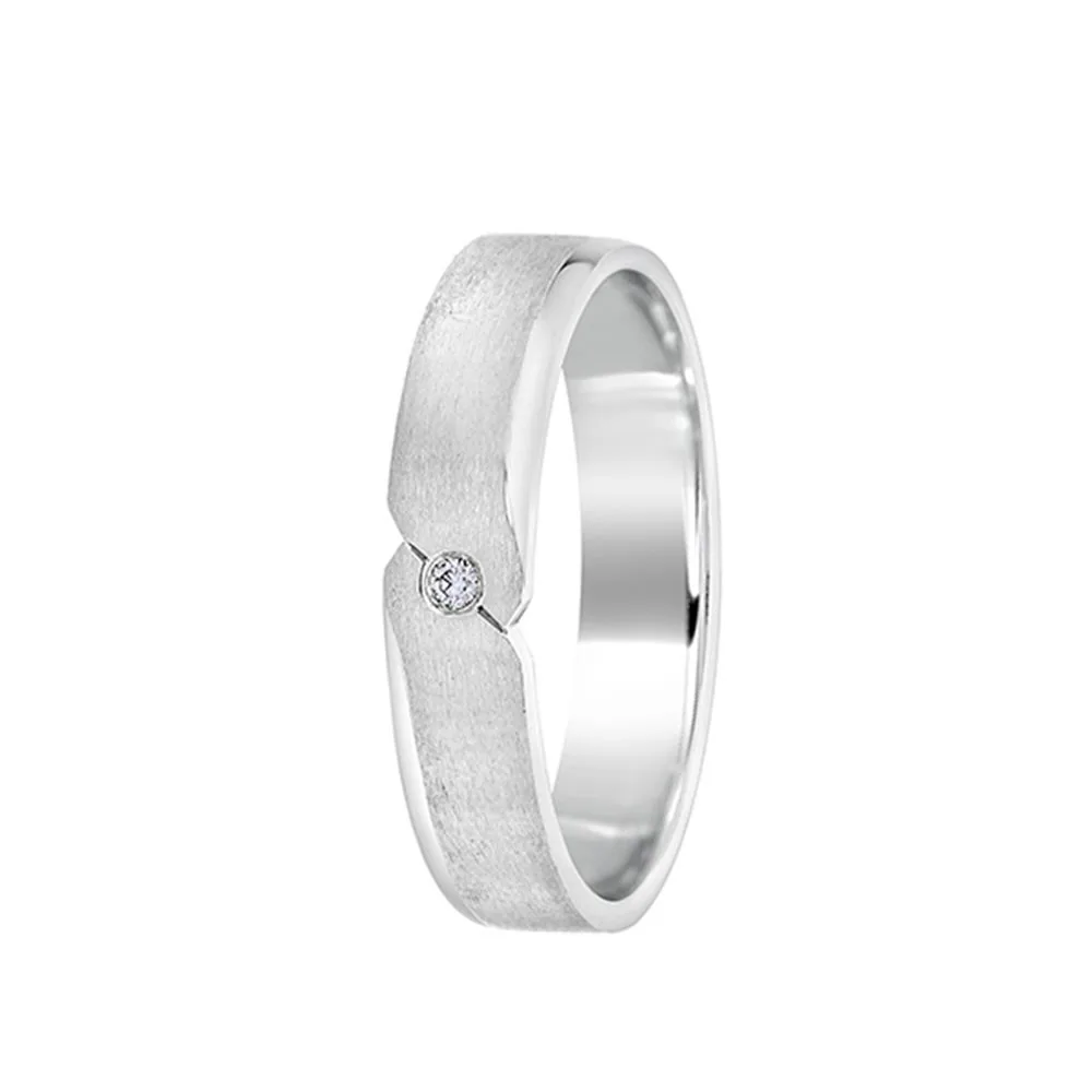 Elegant Platinum Men’s Finger Ring