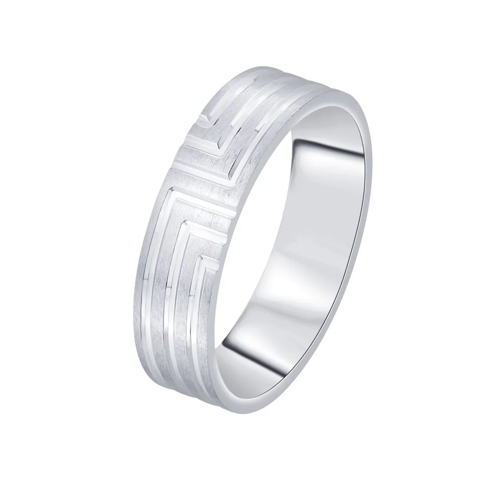 Classic Men’s Ring in Platinum