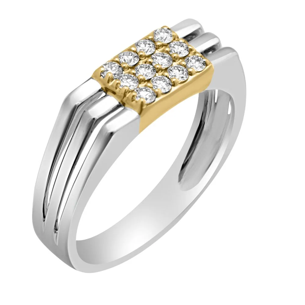 Well Crafted Men’s Square Ring