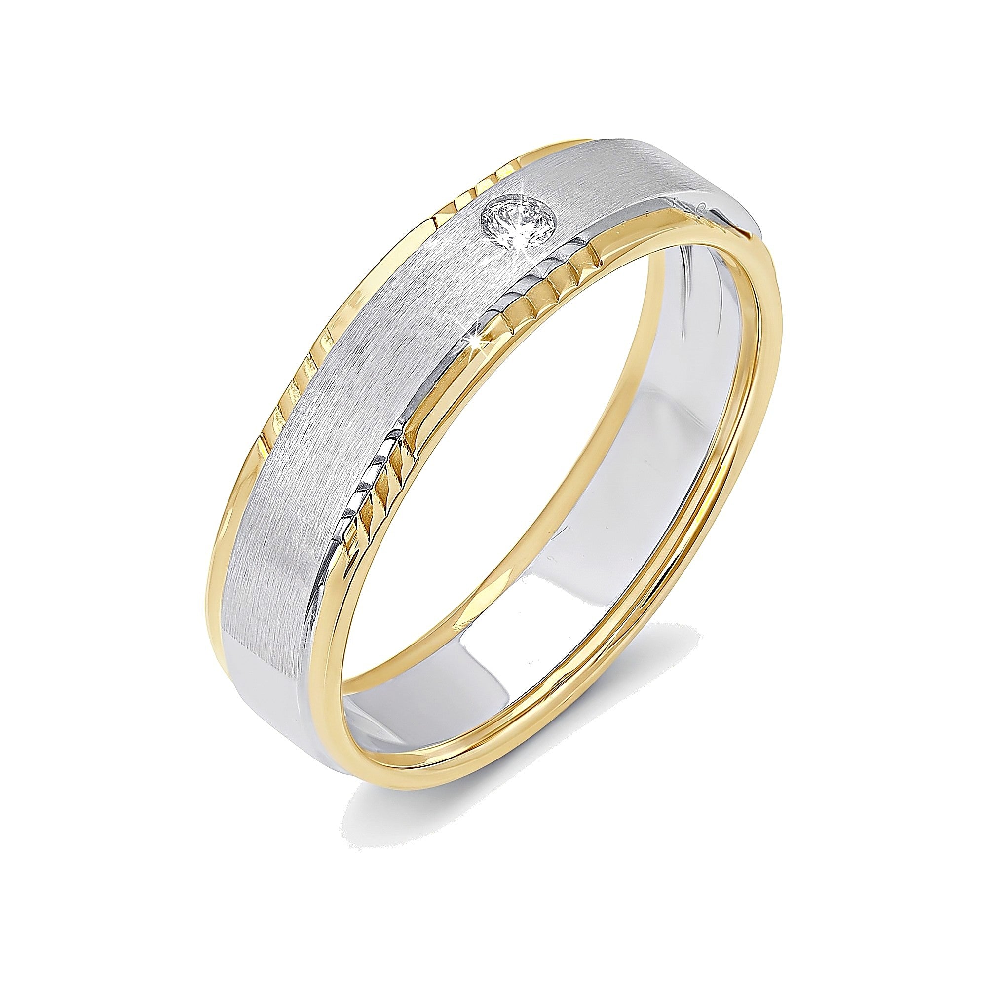 Elegant Finger Ring in Platinum for Men