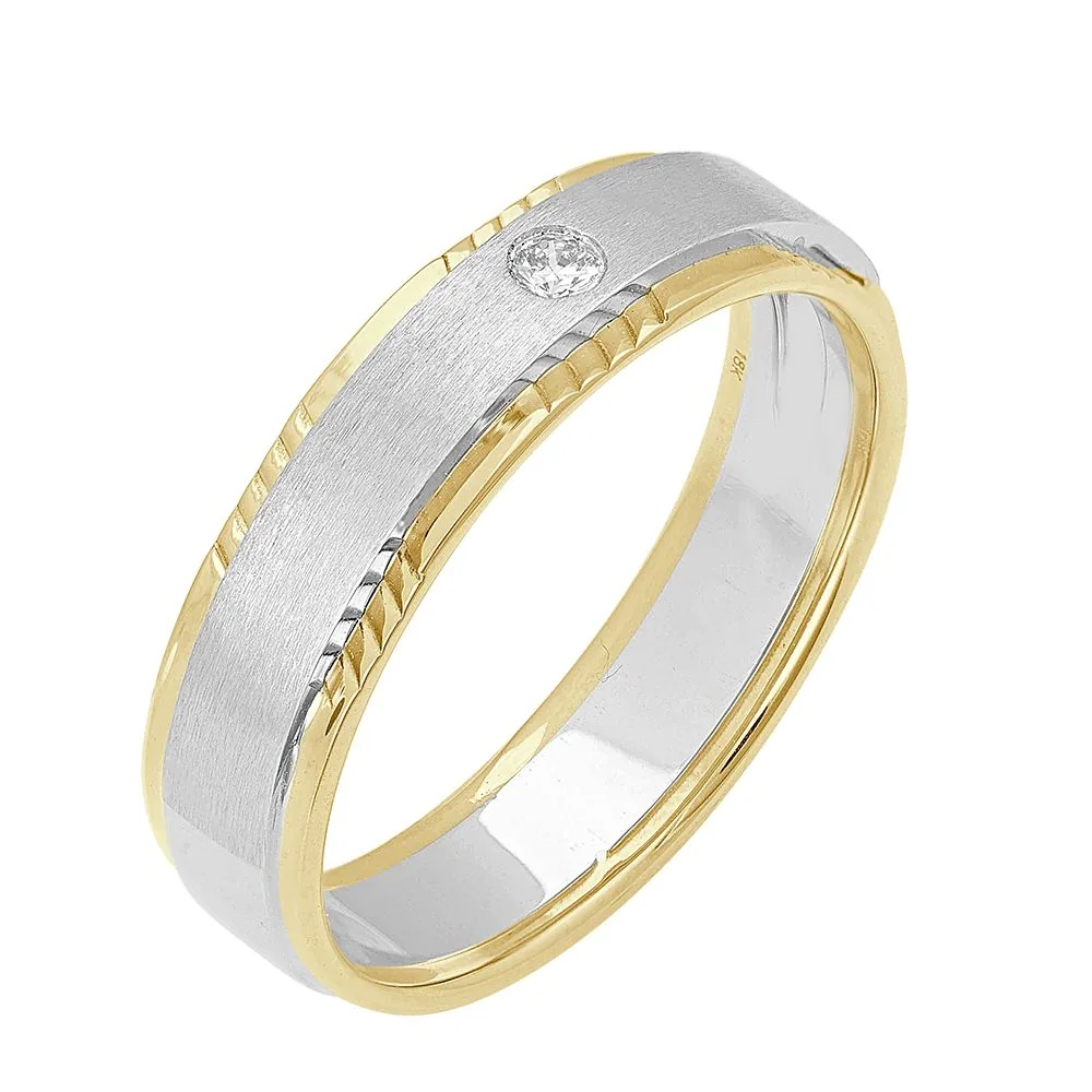 Elegant Finger Ring in Platinum for Men