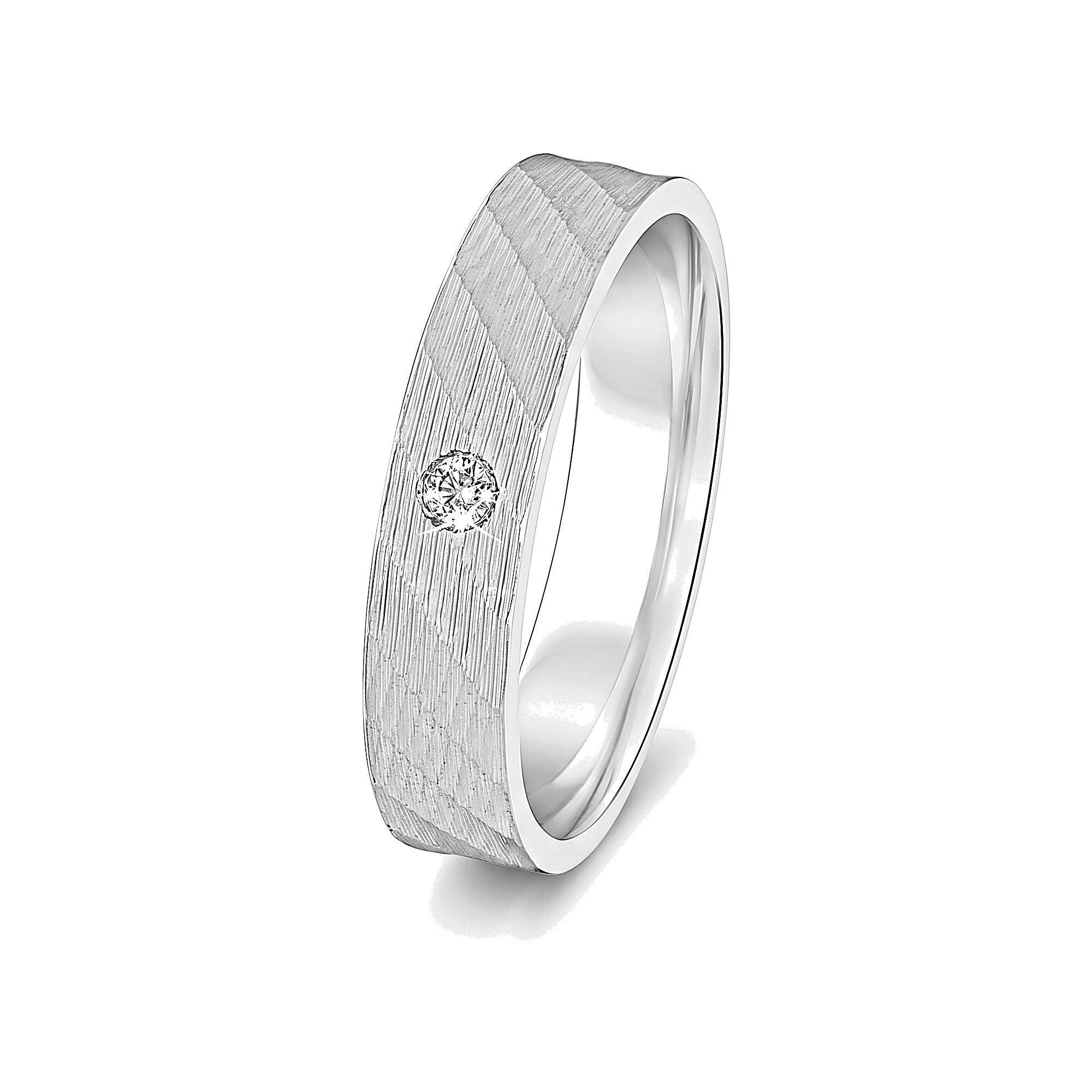 Subtle Men's Band in Platinum