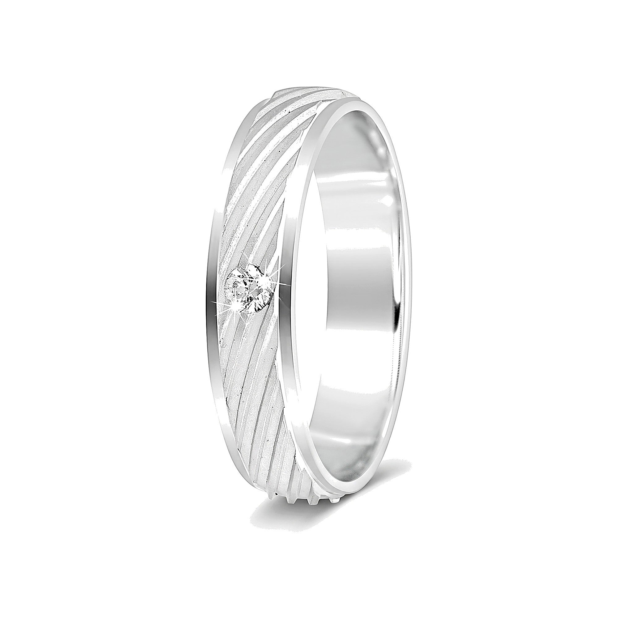 Radiant Platinum Ring for Men
