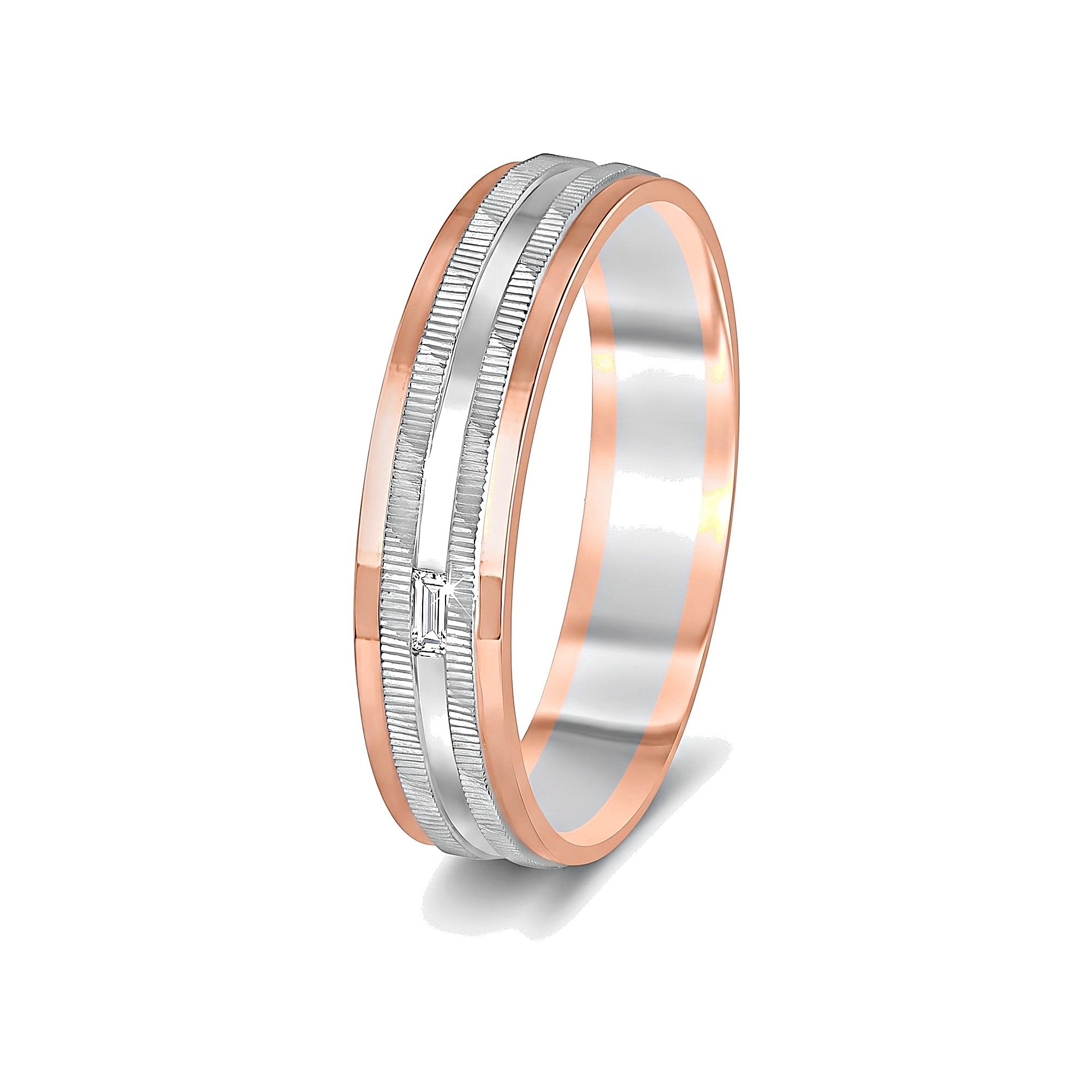 Sharp Platinum Ring for Men