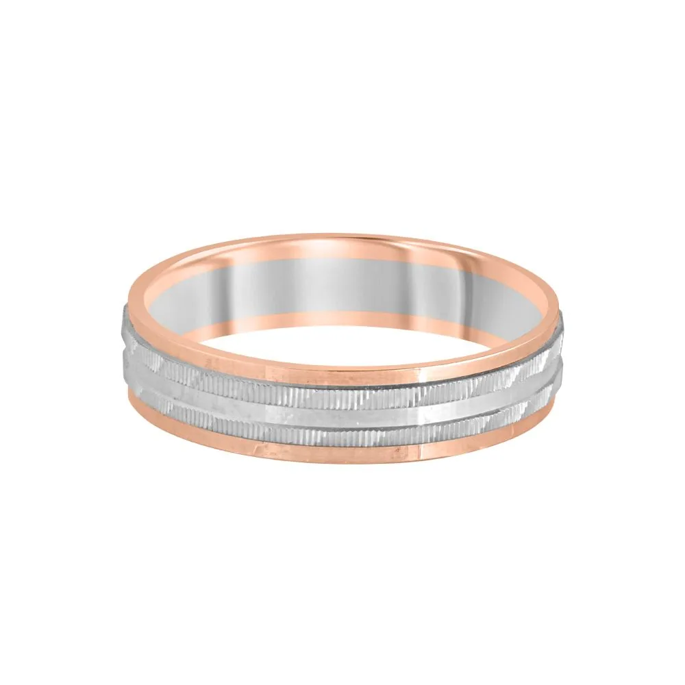 Sharp Platinum Ring for Men - view 4