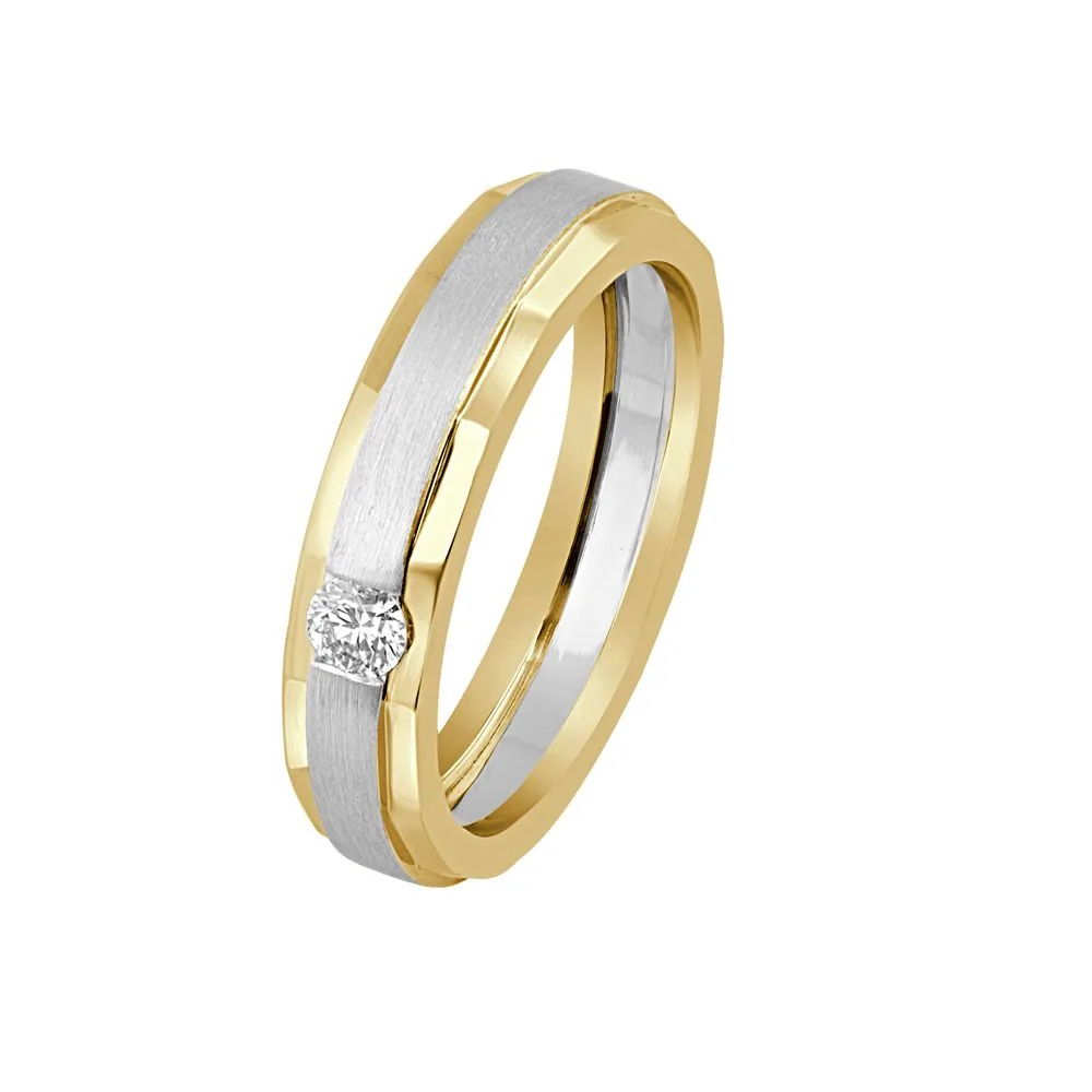 Charming Men’s Finger Ring in Platinum