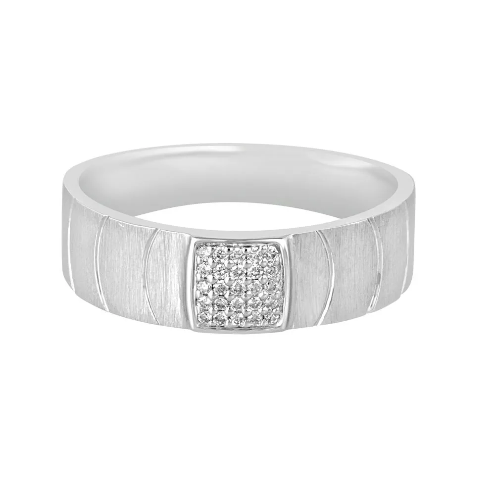 Subtle Men’s Diamond Finger Ring - view 3
