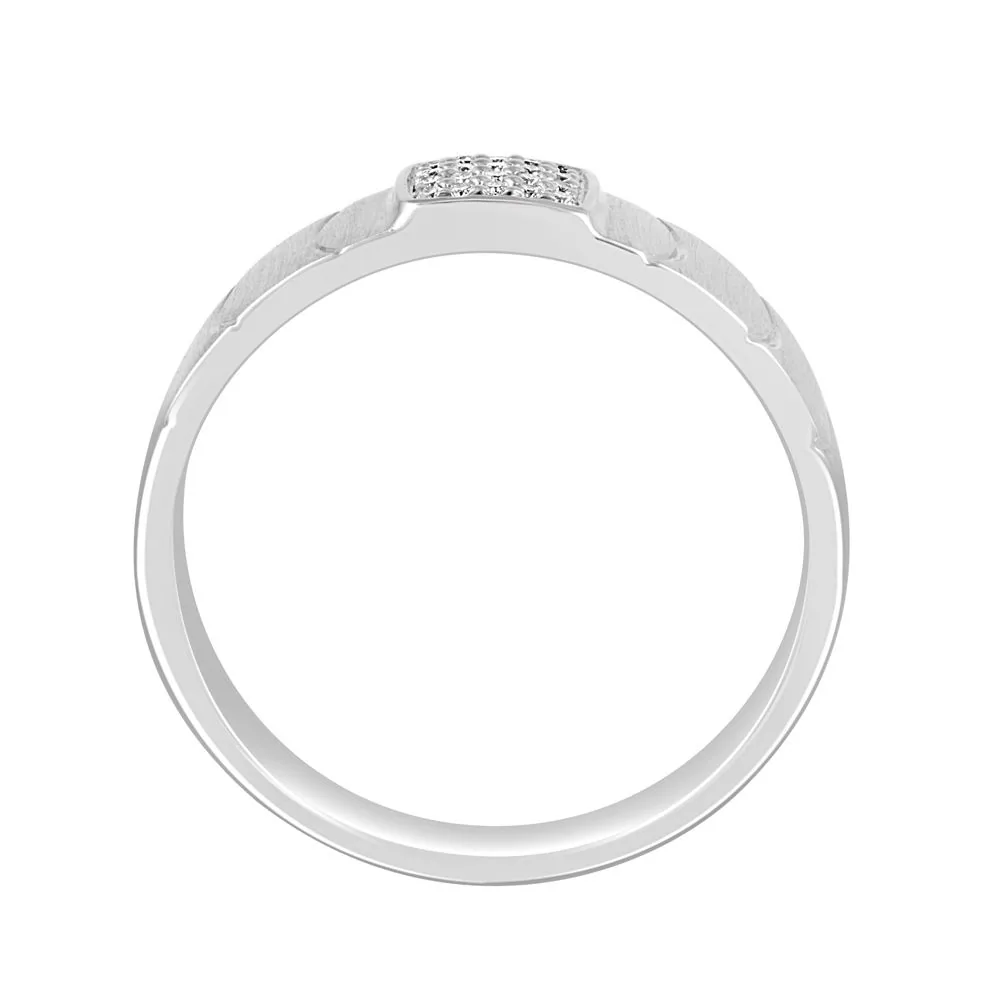 Subtle Men’s Diamond Finger Ring - view 4