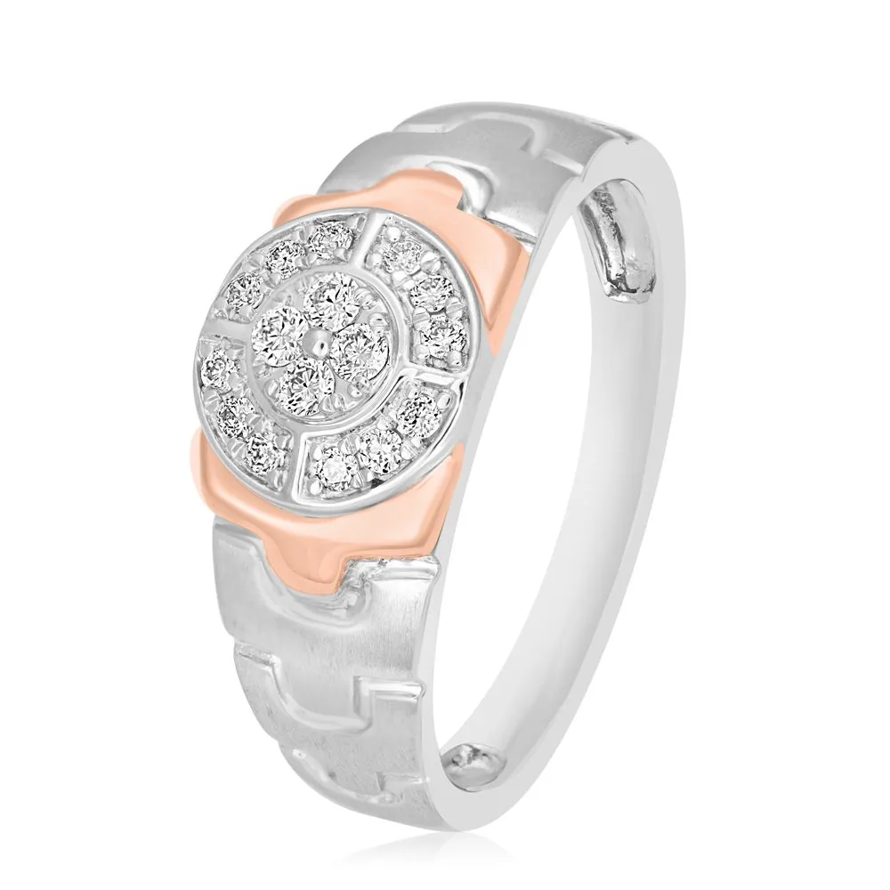 Men’s Finger Ring in Eclectic Platinum