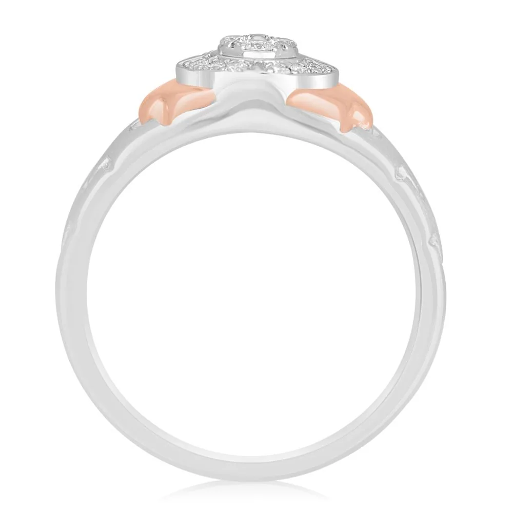Men’s Finger Ring in Eclectic Platinum - view 4