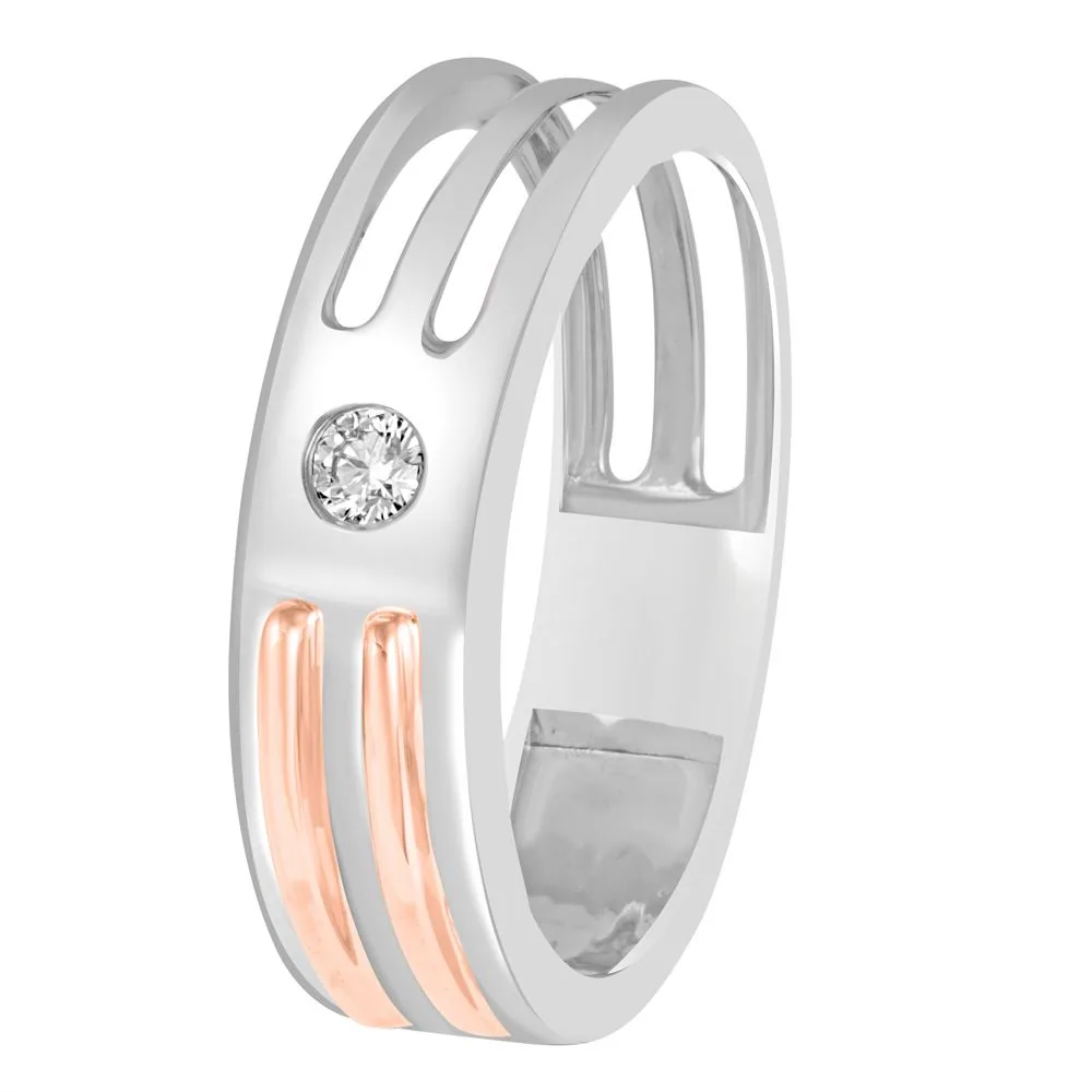 Men’s Diamond Studded Finger Ring