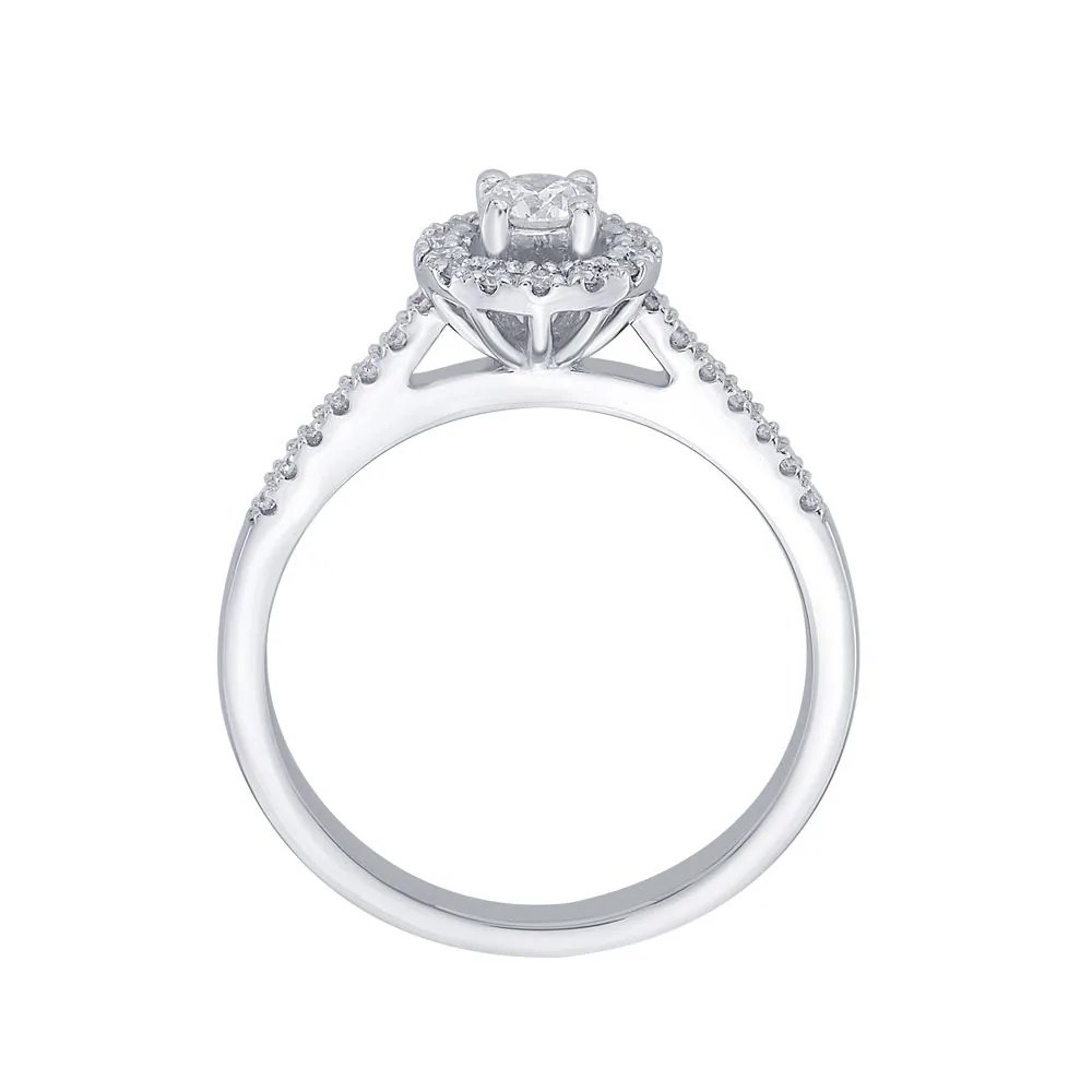 Alluring Diamond Finger Ring - view 4