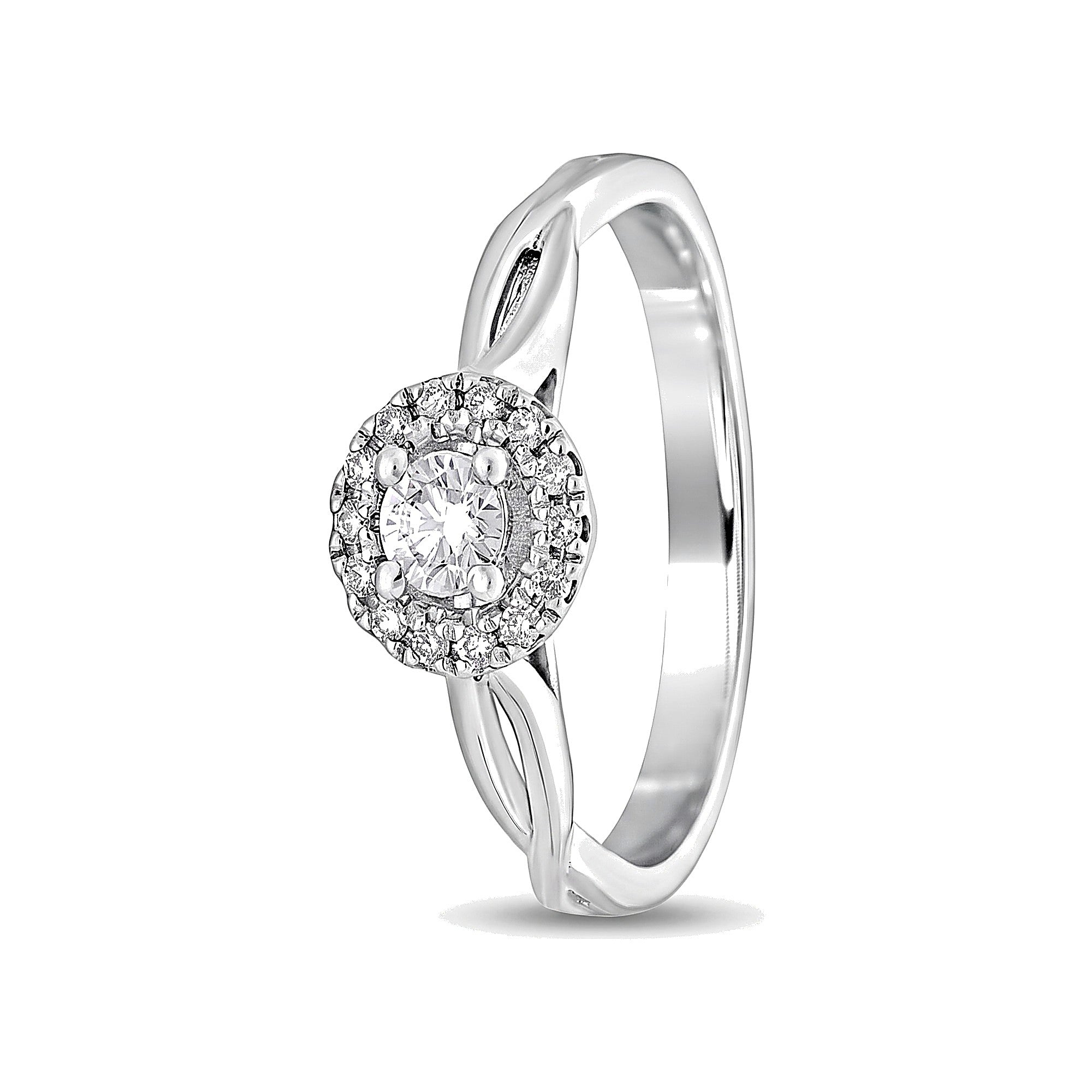 Radiant Platinum Ring