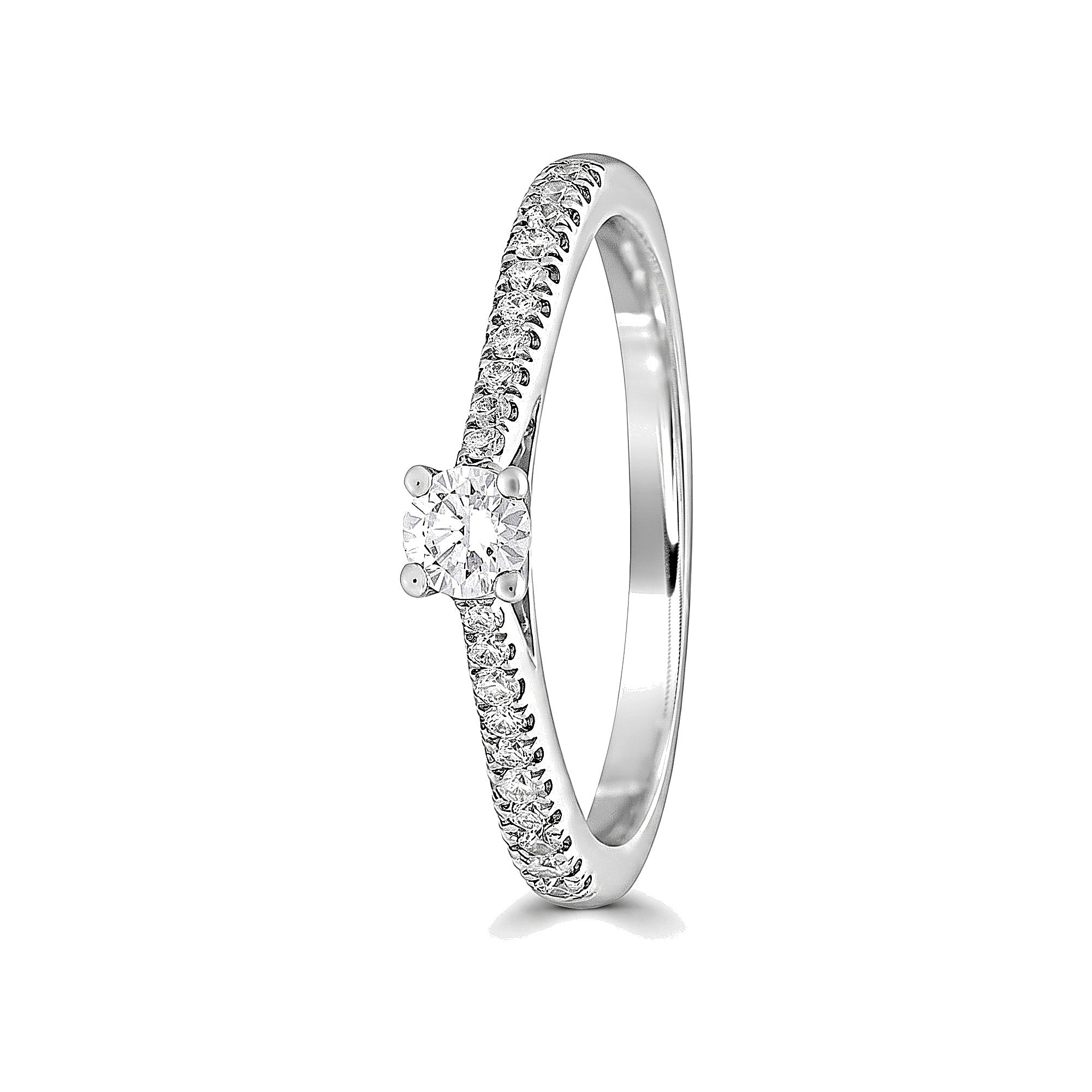 Dazzling Platinum Ring
