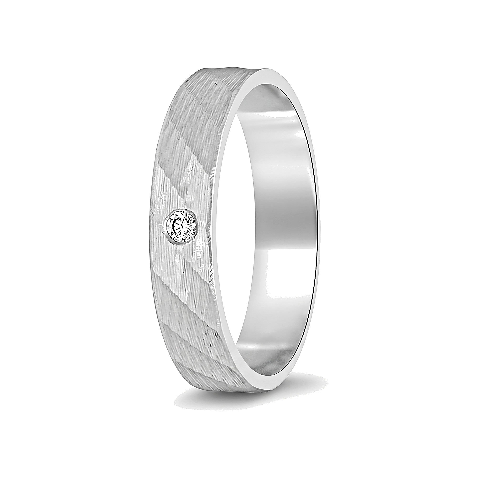 Precious Diamond and Platinum Ring