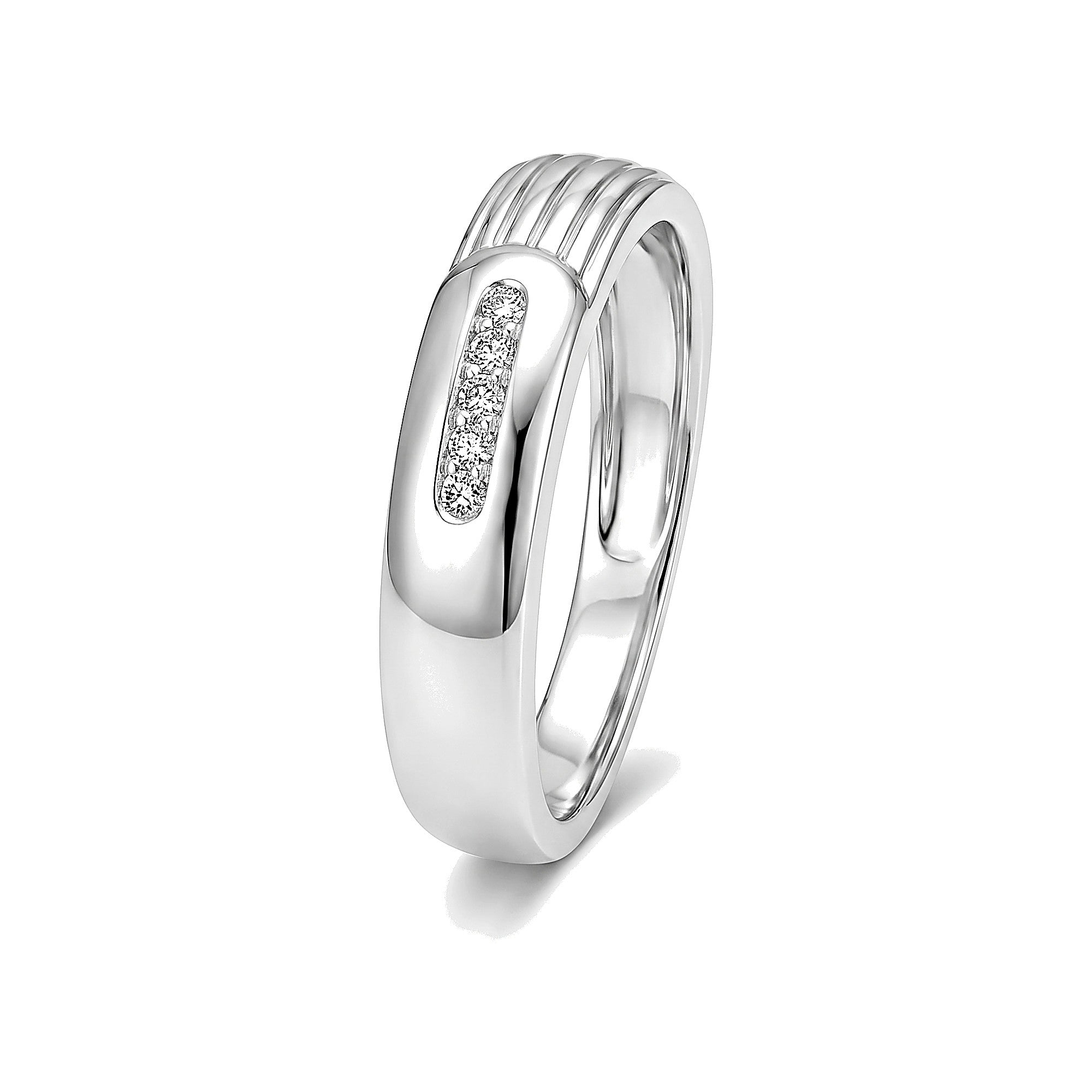 Gorgeous Diamond Platinum Finger Ring