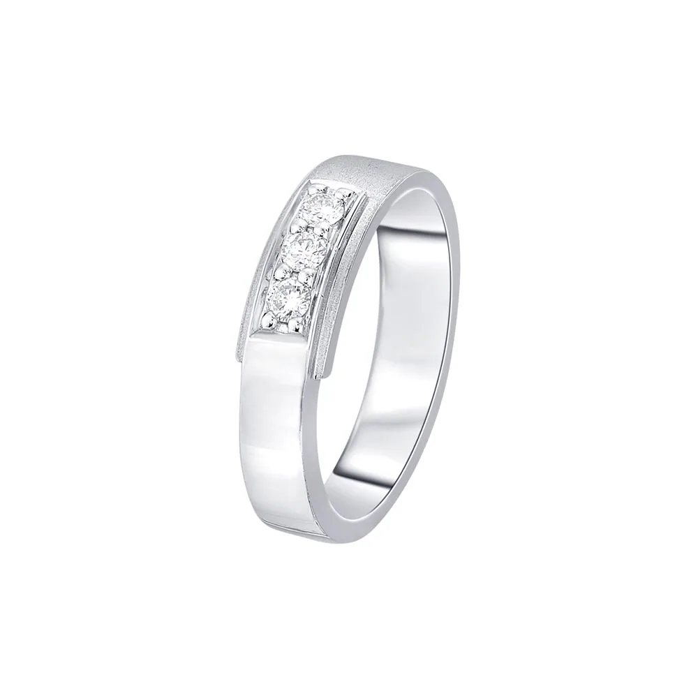 Elegant 950Pt Platinum Men’s Band