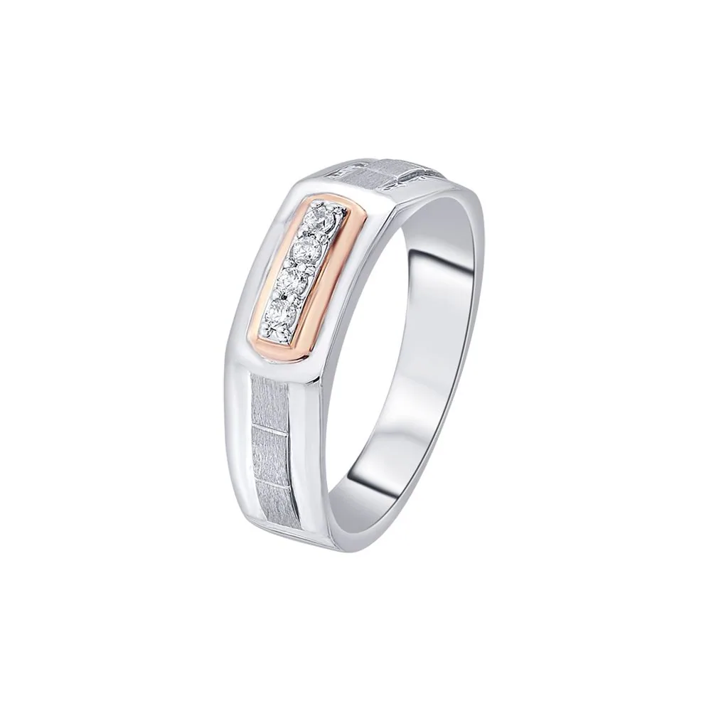 Eye-catching Diamond Finger Ring for Men