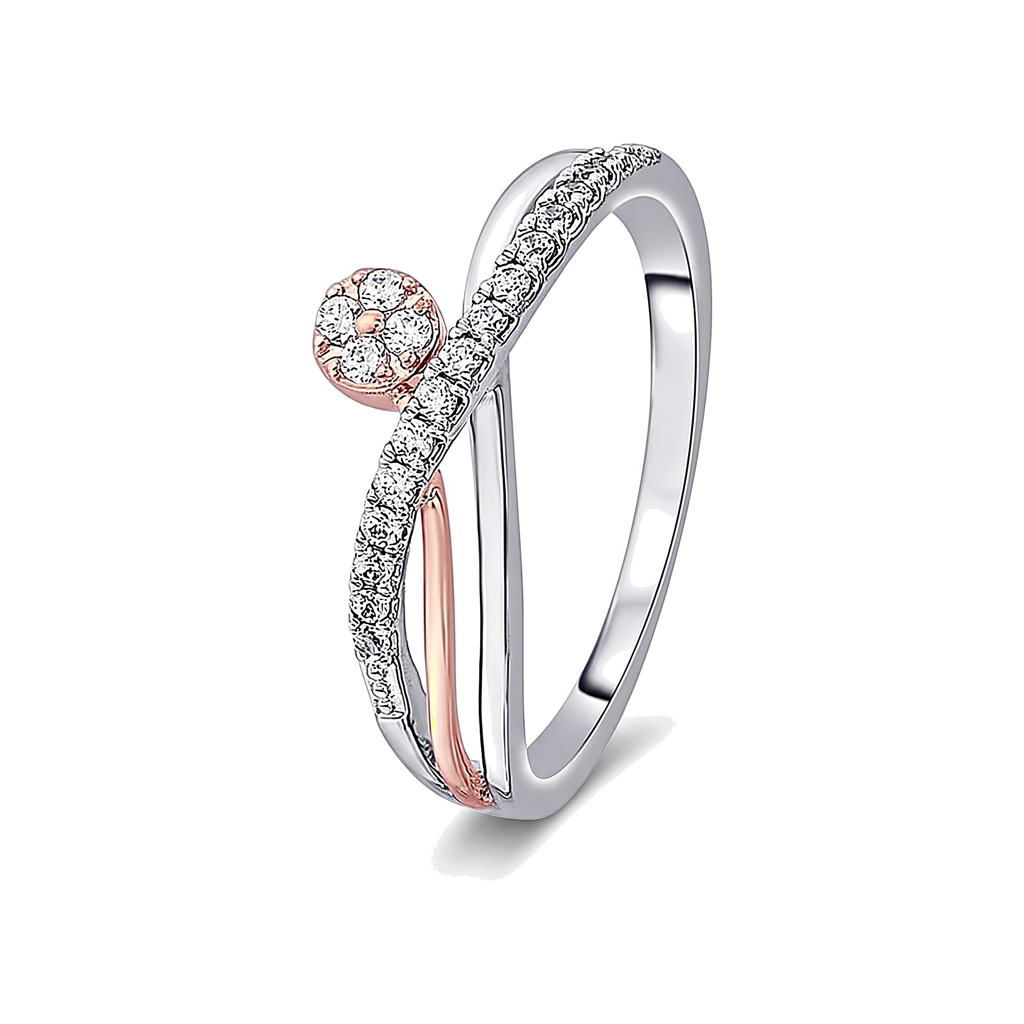 Stunning Diamond Platinum Finger Ring