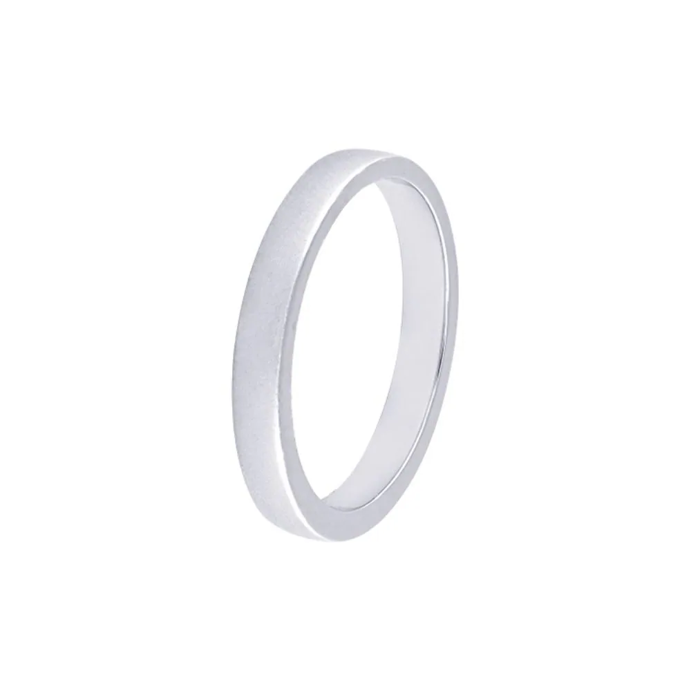Subtle Platinum Men’s Finger Band