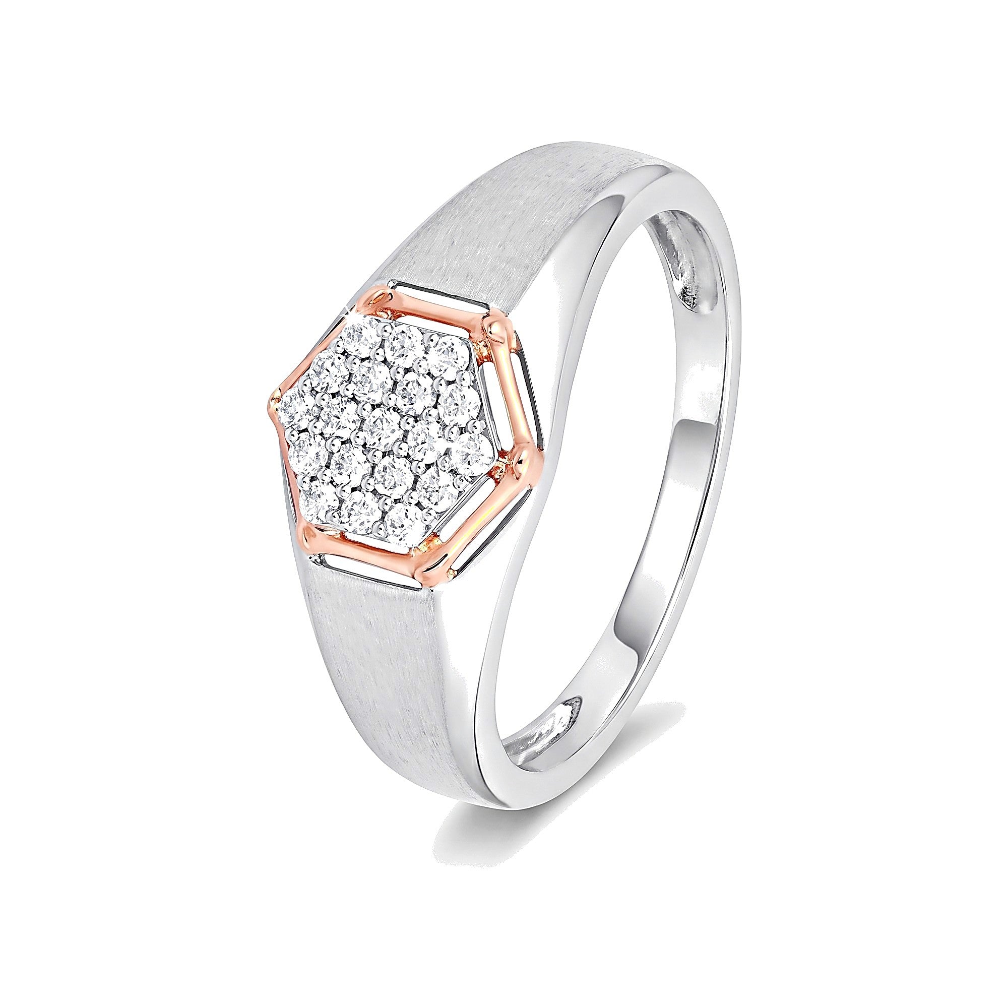 Cherished Platinum and Diamond Men's Finger Band