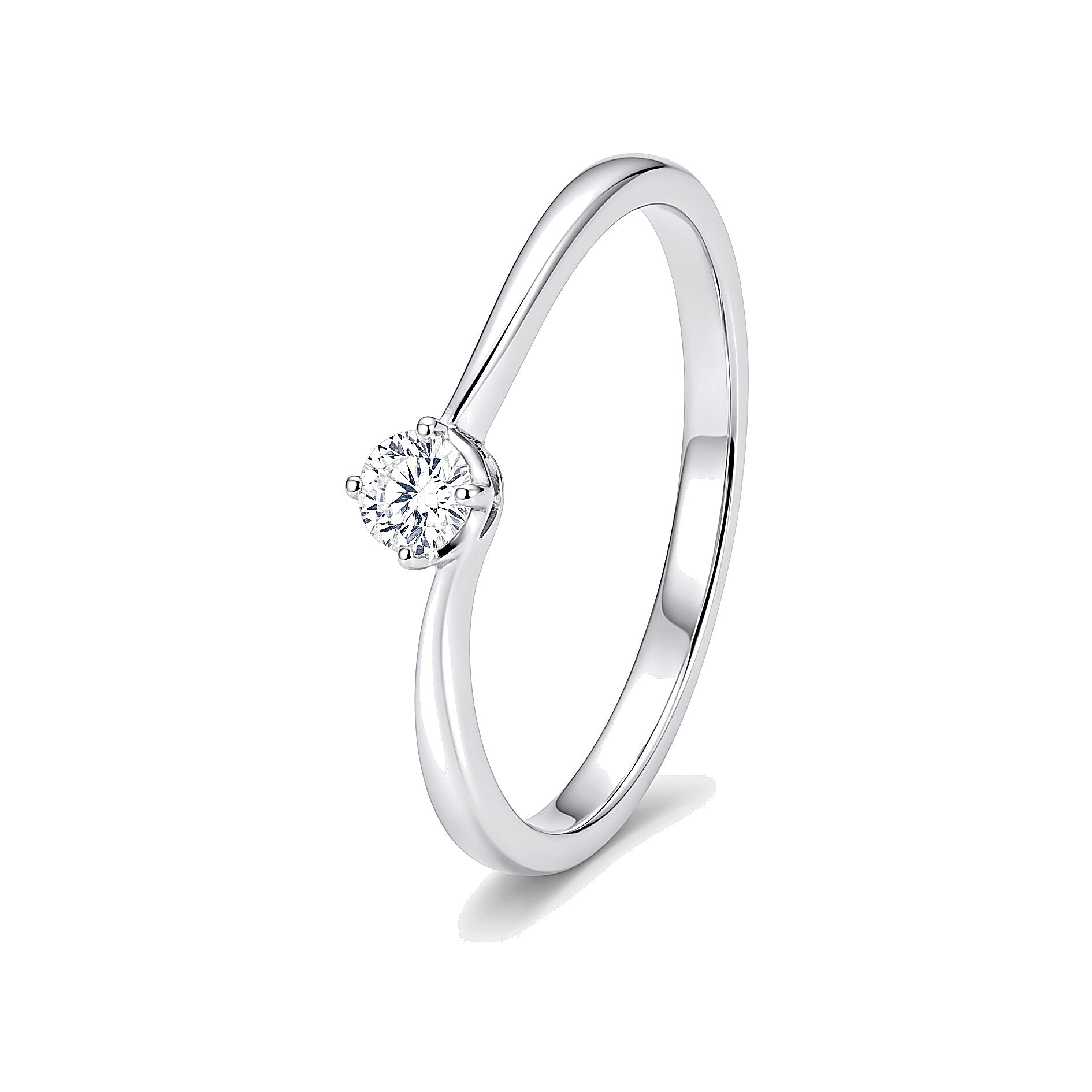 Keepsake Platinum and Diamond Finger Ring