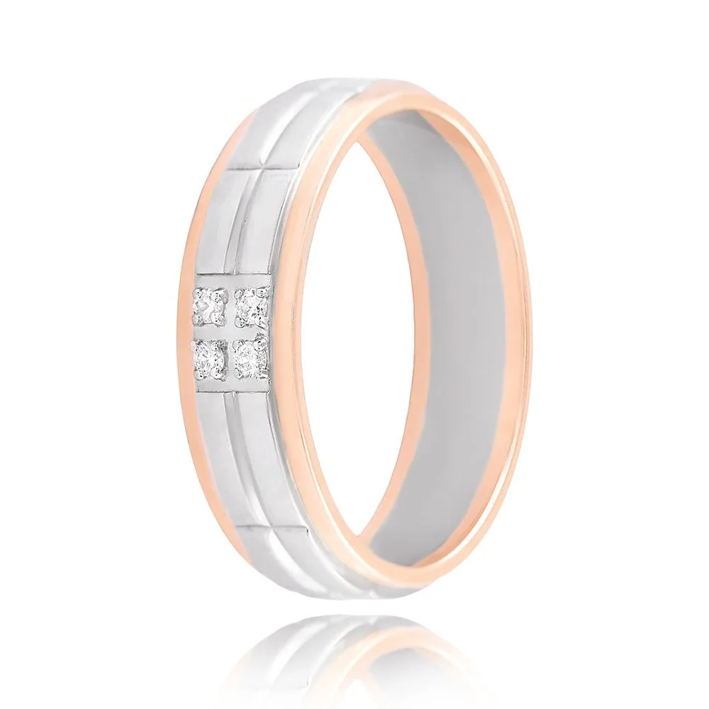 Dual Sleek Diamond Ring